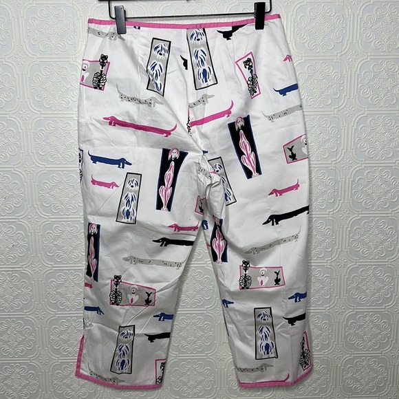 Itw by Claude Brown | Dog Motif Cropped Pants - Picture 3 of 11